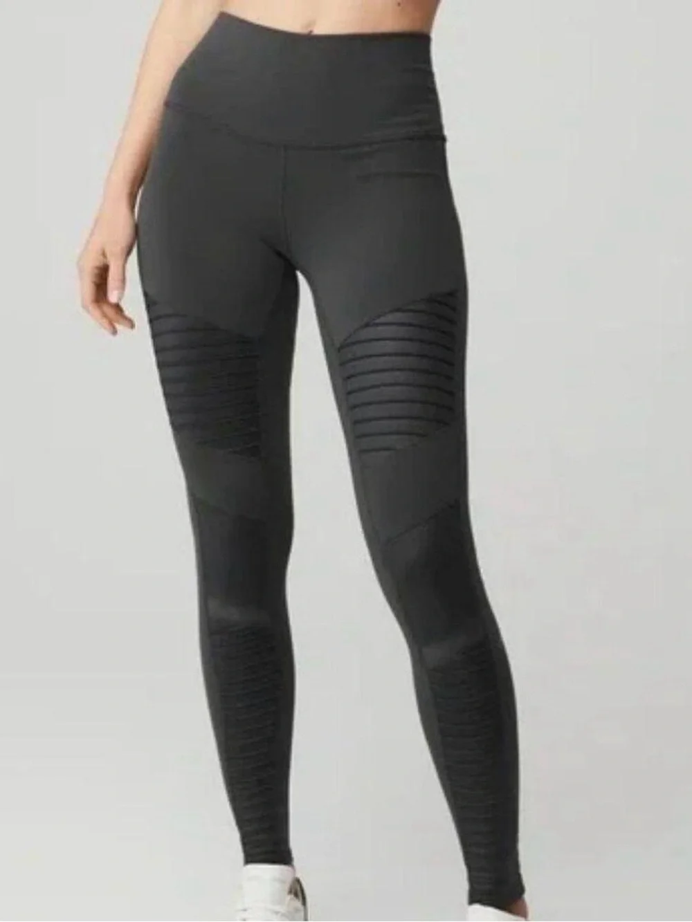 🩶🩶 ALO Yoga High-Waisted Dark Slate Gray Moto Leggings 🩶🩶
